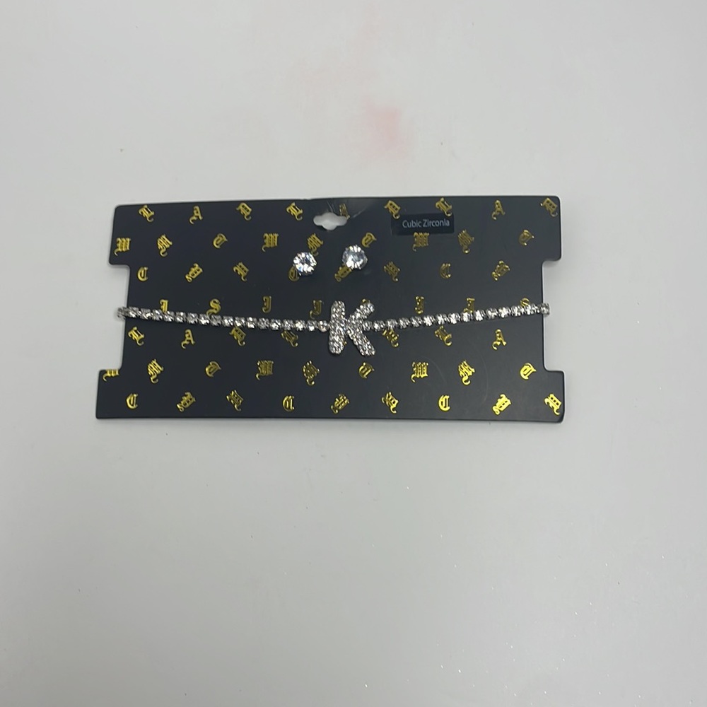 K Initial Necklace